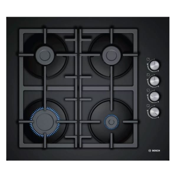 Plaque à Gaz BOSCH 4 Feux Noir (POP6C6O90O) Plaque à Gaz BOSCH 4 Feux Noir (POP6C6O90O)